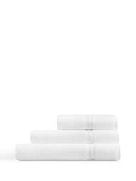 Fenwick at Home Claygate Towel Collection White in White/White, Cotton, Size Sheet - thumbnail 1
