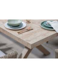 Bramblecrest Fairford 8-Seater Garden Dining Set Cream - thumbnail 5