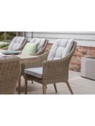 Bramblecrest Fairford 8-Seater Garden Dining Set Cream - thumbnail 4
