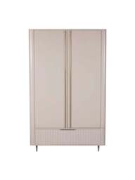 Barker and Stonehouse Lucia 2 Door Wardrobe in White Mahogany - thumbnail 2
