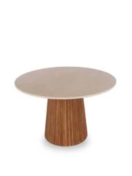 Barker and Stonehouse Jett Dining Table in White - thumbnail 3