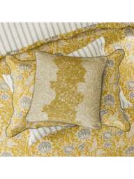 Morris & Co Elmcote Cushion in Sunflower - thumbnail 2