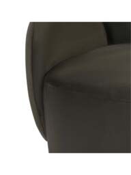 Libra Interiors Bingham Upholstered Swivel Chair Velvet in Green, Size 80x78x76 - thumbnail 3