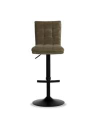Barker and Stonehouse Oxnard Swivel Bar Stool in Green - thumbnail 2