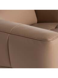 Barker and Stonehouse Rochester Power Recliner Armchair in Neutral, Leather - thumbnail 4