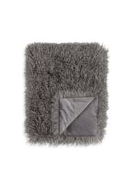 Furn. Rowan Soft-Touch Throw in Grey - thumbnail 1