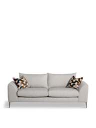 Barker and Stonehouse Tetbury Fabric Large Sofa in Neutral, Size 2 Seater - thumbnail 1