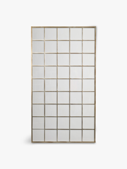 Libra Interiors Blakely Floor Standing Leaning Mirror - Size 180x100x3 Clear