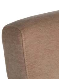 Barker and Stonehouse Tolliver Beige Velour Fabric Armchair in Brown - thumbnail 3