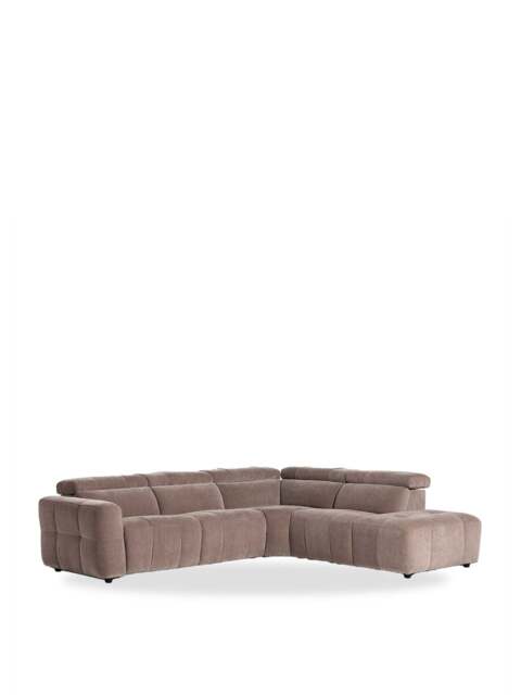 Barker and Stonehouse Rochester Corner Sofa in Neutral, Wood/Metal - image 1