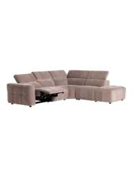Barker and Stonehouse Rochester Corner Sofa in Neutral, Wood/Metal - thumbnail 3