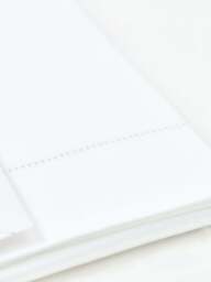 Fenwick at Home Mayfair 1000 Thread Count Pillowcase in White, Cotton, Size Standard - thumbnail 2