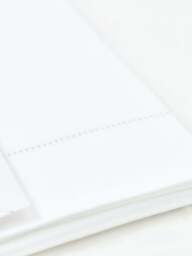 Fenwick at Home Mayfair 1000 Thread Count Pillowcase in White, Cotton, Size Standard - thumbnail 3