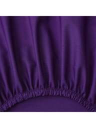 Ralph Lauren Home Polo Player Fitted Sheet Collection in Purple - Chalet, Cotton, Size Double - thumbnail 3