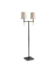 Libra Interiors Stella Floor Lamp in brown - thumbnail 1