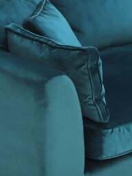 Barker and Stonehouse Harrington Large Right Hand Facing Chaise Sofa in Lumino Teal - thumbnail 3