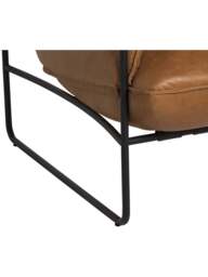 Barker and Stonehouse Vinci Armchair in Brown, Leather - thumbnail 5