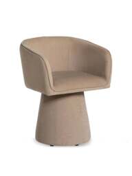Barker and Stonehouse Fate Beige Fabric Dining Chair in Neutral - thumbnail 2
