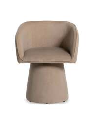 Barker and Stonehouse Fate Beige Fabric Dining Chair in Neutral - thumbnail 1