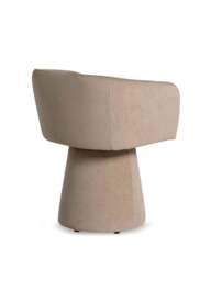 Barker and Stonehouse Fate Beige Fabric Dining Chair in Neutral - thumbnail 4