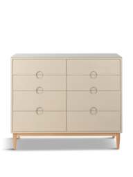 Heal's Amira Wide Chest Of Drawers Painted Oatmeal in Beige