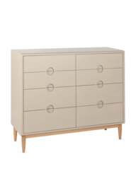 Heal's Amira Wide Chest Of Drawers Painted Oatmeal in Beige - thumbnail 4