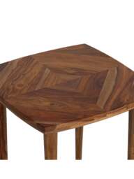 Barker and Stonehouse Vida Natural Wood Side Table in Brown - thumbnail 2
