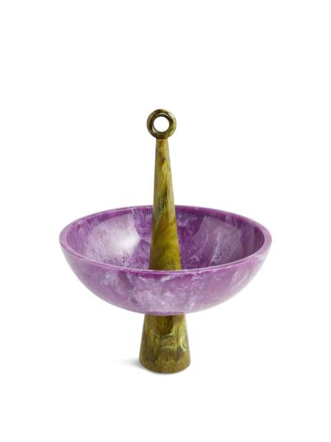 Jonathan Adler Mustique Finial Bowl in Purple/Green - image 1