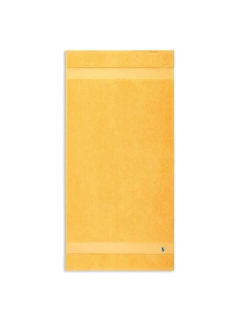 Ralph Lauren Home Polo Player Bath Towel in Yellow, Cotton - image 1