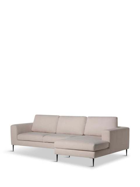 Barker and Stonehouse Sienna Bouclé Right-Hand Chaise Sofa in Neutral - image 1