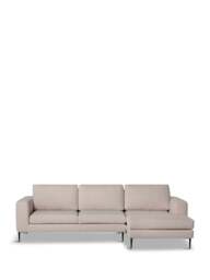 Barker and Stonehouse Sienna Bouclé Right-Hand Chaise Sofa in Neutral - thumbnail 3
