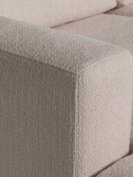 Barker and Stonehouse Sienna Bouclé Right-Hand Chaise Sofa in Neutral - thumbnail 4