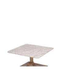 Libra Interiors Morchino Marble Coffee Table in Grey, Size 39x69x69 - thumbnail 4