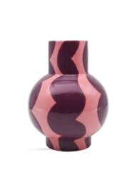 Que Rico Gaspar Vase Multi in Pink/Burgundy, Size 12cm