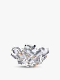 Dar Lighting Rawley 4 Light Ribbon Flush in Brushed Aluminium