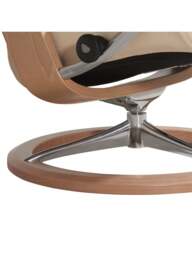 Barker and Stonehouse Consul Medium Signature Chair And Footstool, Cream in Neutral - thumbnail 5