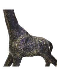 Libra Interiors Family Of Three Giraffes Sculpture in Bronze, Size 34x38x8 - thumbnail 2