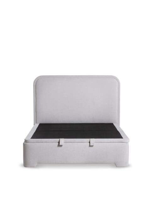 Barker and Stonehouse Tilbury Fabric Ottoman Bed Frame King in Grey - image 1