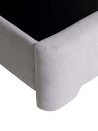 Barker and Stonehouse Tilbury Fabric Ottoman Bed Frame King in Grey - thumbnail 4