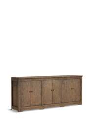 Barker and Stonehouse Quinta Pine Wood 6 Door Cabinet in Brown