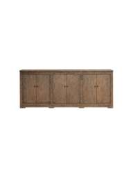 Barker and Stonehouse Quinta Pine Wood 6 Door Cabinet in Brown - thumbnail 2