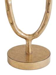 Libra Interiors Ronde Table Lamp With Shade Gold in Champagne Gold/Ivory, Linen - thumbnail 4