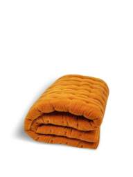 Heal's Velvet Quilt in Yellow, Cotton, Size 140 x 200