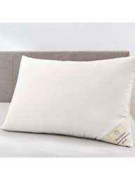 Brinkhaus Blue Down And Feather Pillow Medium in White, Cotton, Size Square - thumbnail 1
