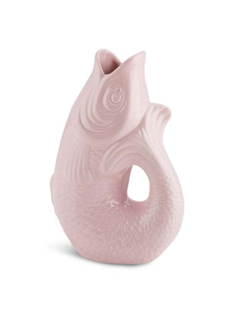 The Gift Company Monsieur Carafon, Fish Vase 2,7 Litre in Sea Pink