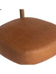 Barker and Stonehouse Dove Tan Dining Chair in Brown, Leather - thumbnail 5