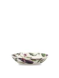 Emma Bridgewater Aubergine And Flowers Medium Pasta Bowl in Purple - thumbnail 3