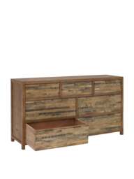 Barker and Stonehouse Charlie Reclaimed Wood 7 Drawer Dre in Reclaimed Oakland Finish - thumbnail 5