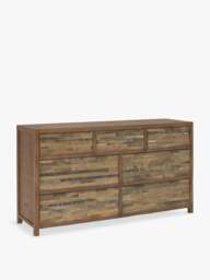 Barker and Stonehouse Charlie Reclaimed Wood 7 Drawer Dre in Reclaimed Oakland Finish - thumbnail 1