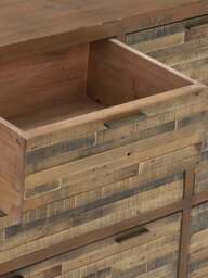 Barker and Stonehouse Charlie Reclaimed Wood 7 Drawer Dre in Reclaimed Oakland Finish - thumbnail 4
